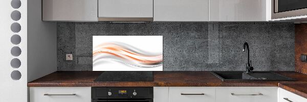 Cooker splashback Wave abstraction