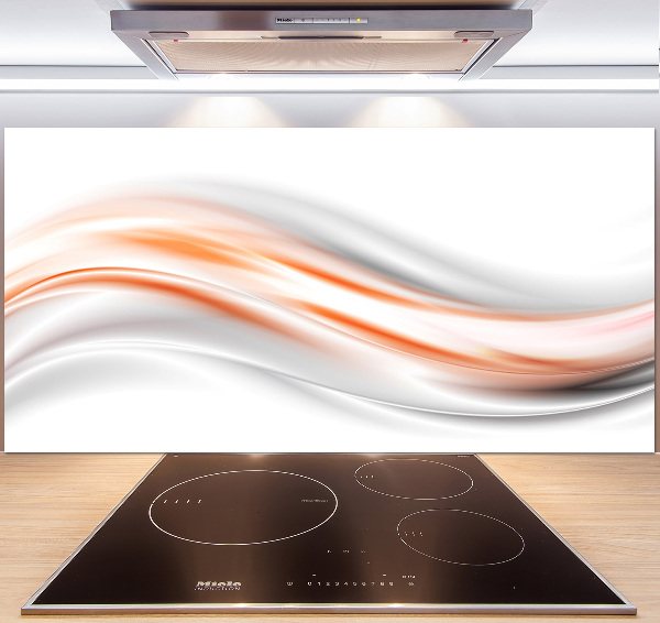 Cooker splashback Wave abstraction