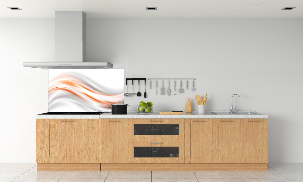 Cooker splashback Wave abstraction