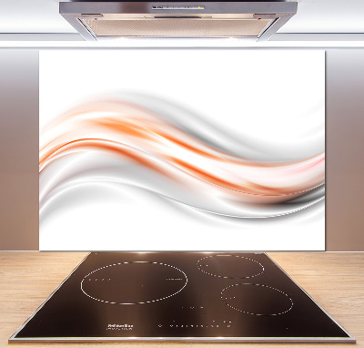 Cooker splashback Wave abstraction