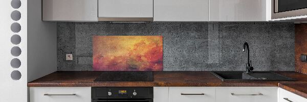 Cooker splashback Flowers