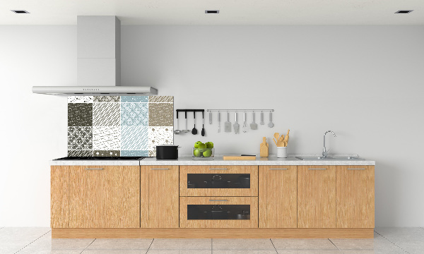 Cooker splashback Geometric patterns