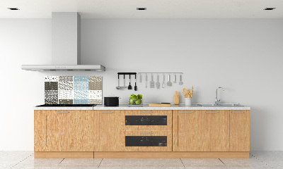 Cooker splashback Geometric patterns