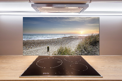 Kitchen splashback Sunset and dunes