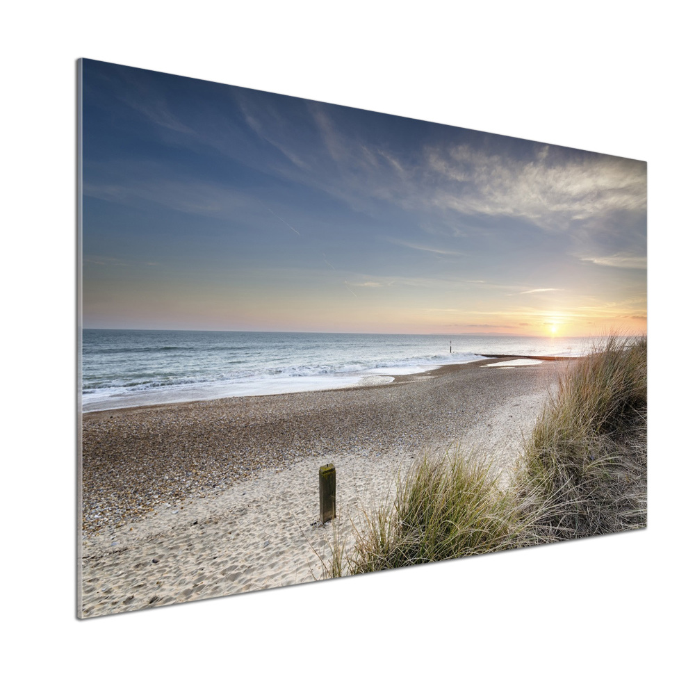 Kitchen splashback Sunset and dunes