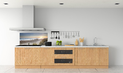 Kitchen splashback Sunset and dunes