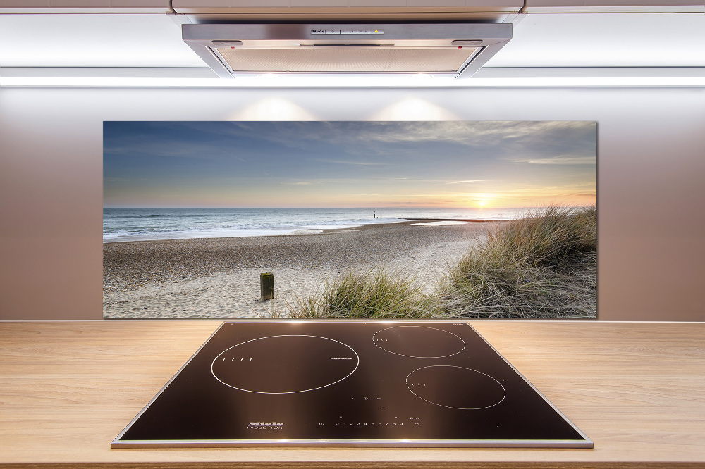 Kitchen splashback Sunset and dunes