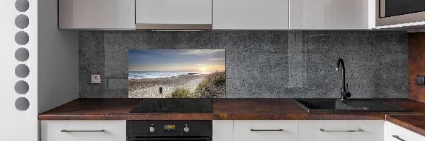 Kitchen splashback Sunset and dunes