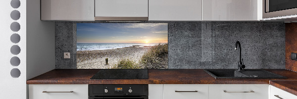 Kitchen splashback Sunset and dunes