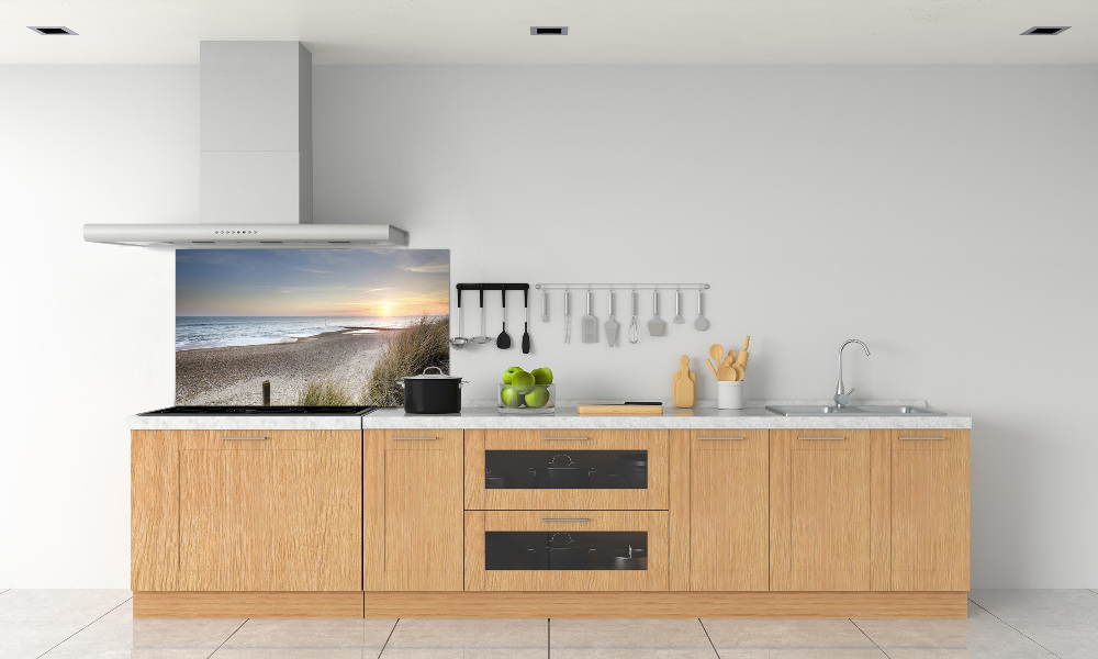 Kitchen splashback Sunset and dunes