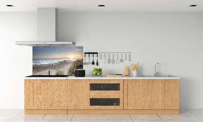 Kitchen splashback Sunset and dunes