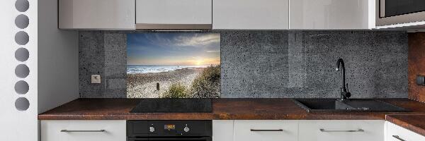 Kitchen splashback Sunset and dunes