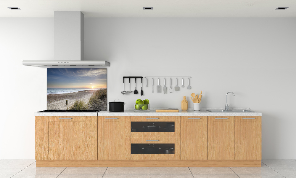 Kitchen splashback Sunset and dunes