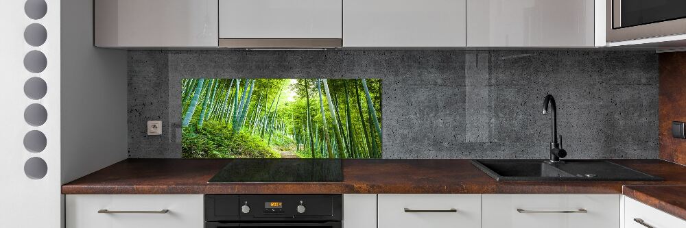 Kitchen splashback Bamboo forest