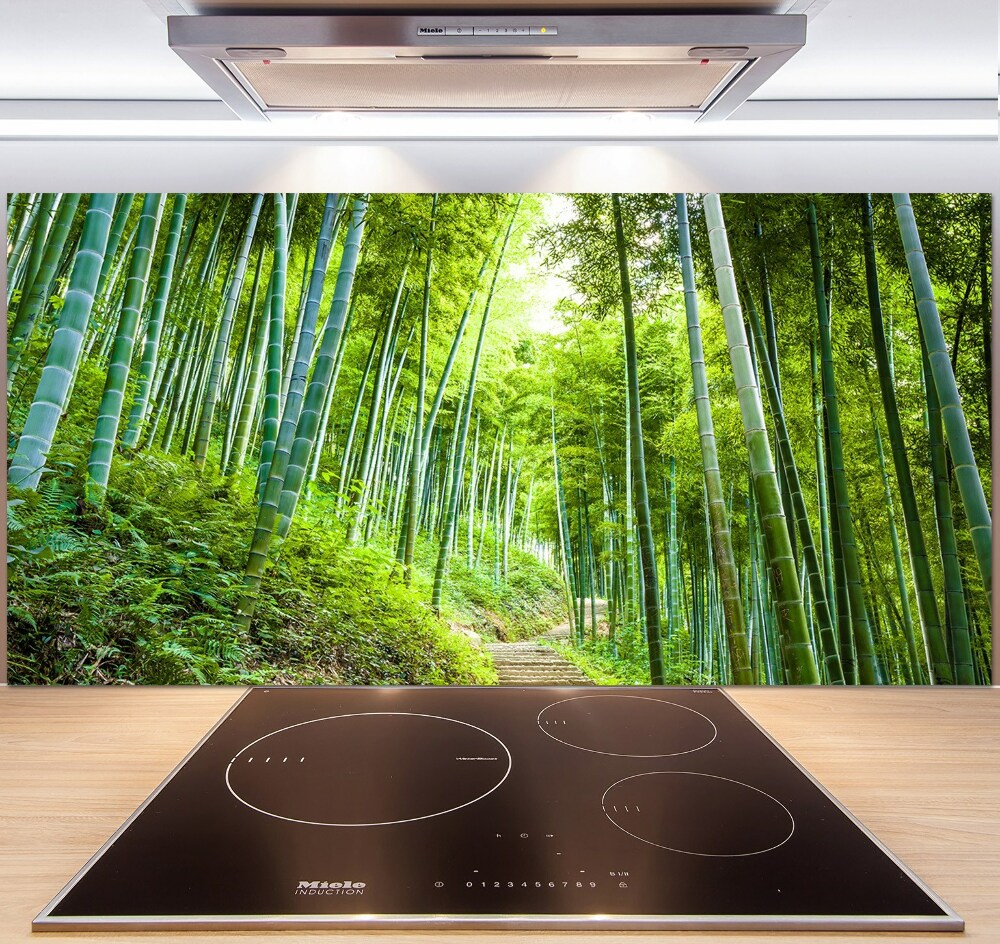 Kitchen splashback Bamboo forest