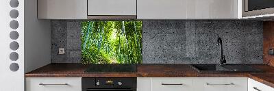 Kitchen splashback Bamboo forest