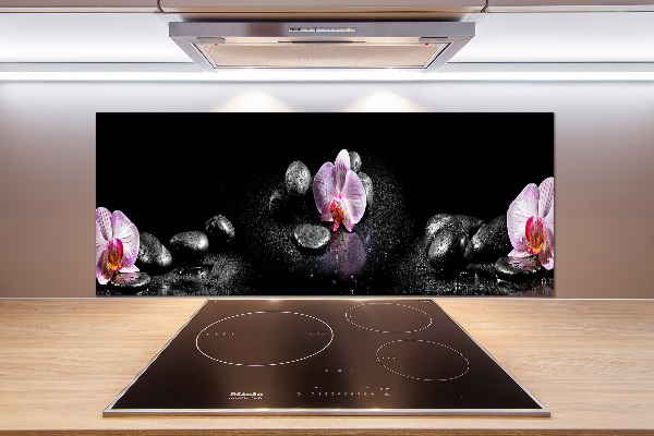 Cooker splashback Orchid