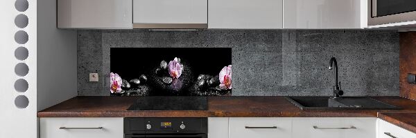 Cooker splashback Orchid