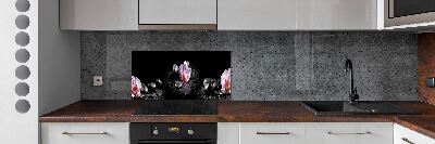 Cooker splashback Orchid