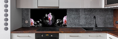 Cooker splashback Orchid