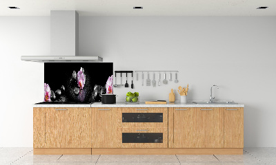 Cooker splashback Orchid