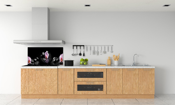 Cooker splashback Orchid