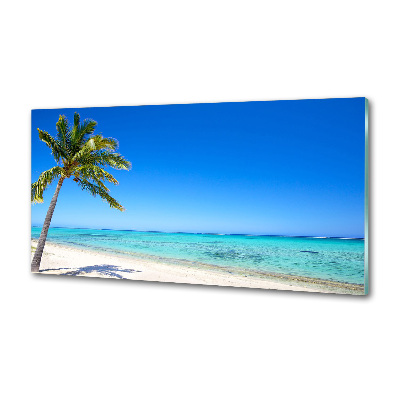 Kitchen wall panels Tropical beach