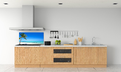 Kitchen wall panels Tropical beach