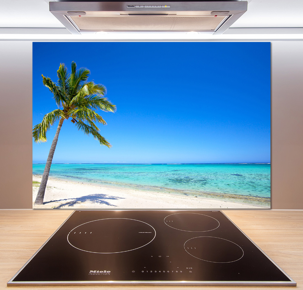 Kitchen wall panels Tropical beach