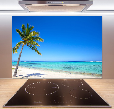 Kitchen wall panels Tropical beach