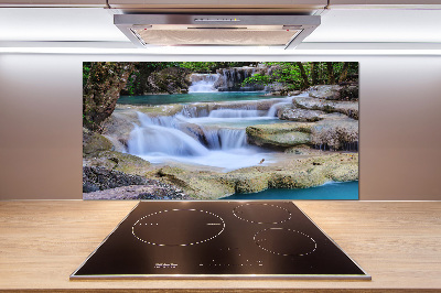 Kitchen splashback Cascade in the forest