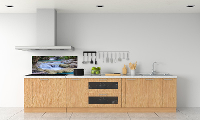 Kitchen splashback Cascade in the forest