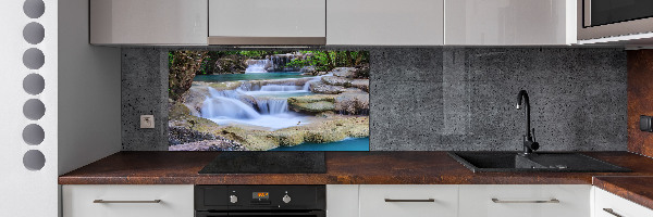 Kitchen splashback Cascade in the forest