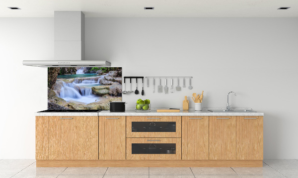 Kitchen splashback Cascade in the forest