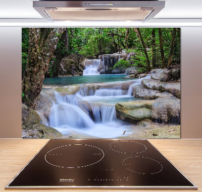 Kitchen splashback Cascade in the forest