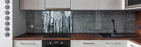 Cooker splashback Birch trees