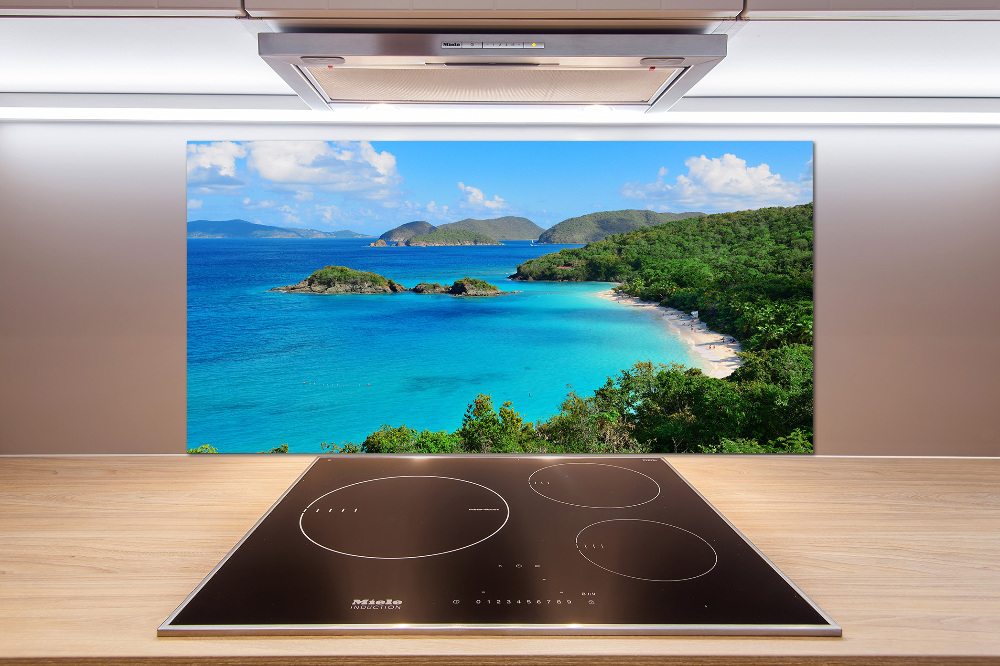 Cooker splashback Virgin Islands