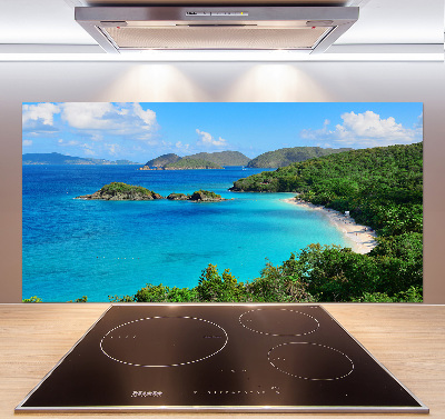 Cooker splashback Virgin Islands