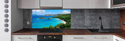 Cooker splashback Virgin Islands