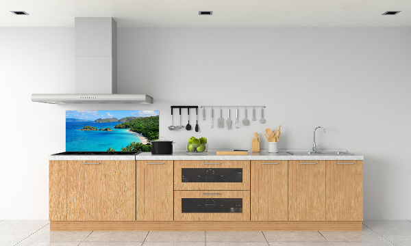 Cooker splashback Virgin Islands