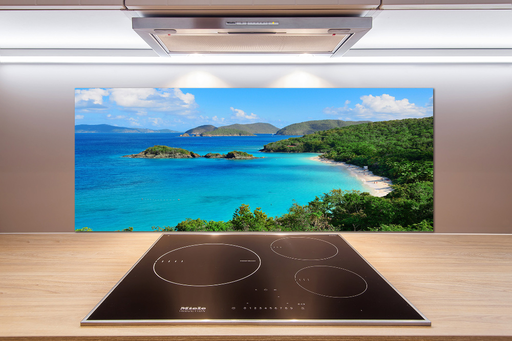 Cooker splashback Virgin Islands