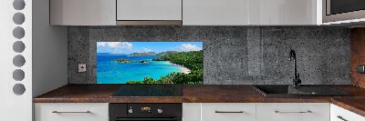 Cooker splashback Virgin Islands