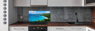 Cooker splashback Virgin Islands