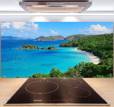 Cooker splashback Virgin Islands