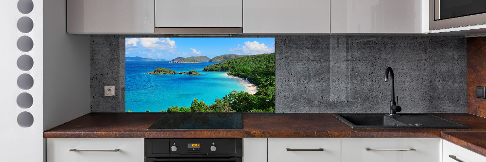 Cooker splashback Virgin Islands