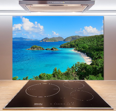 Cooker splashback Virgin Islands