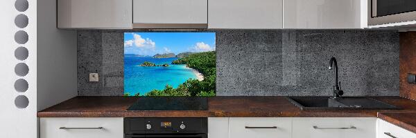 Cooker splashback Virgin Islands