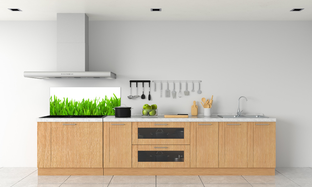 Cooker splashback Grass