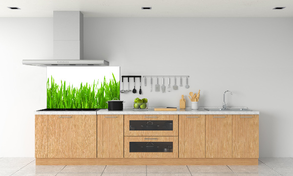 Cooker splashback Grass