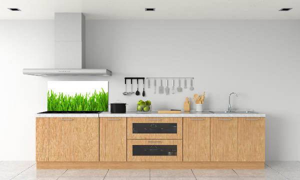 Cooker splashback Grass